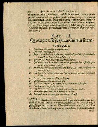 Cap. II. Quotuplex sit iusiurandum in litem.