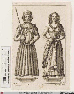 Bildnis Heinrich der Löwe, Herzog von Sachsen (seit 1142) u. Bayern (seit 1156)