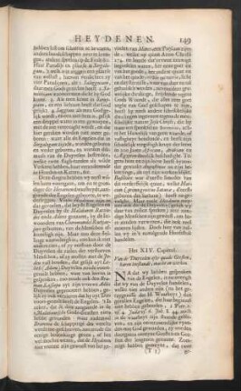 Het XIV. capittel. Van de Duyvelen ofte quade geesten, ...