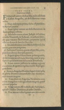 Pars Prima. Nativitas Christi.