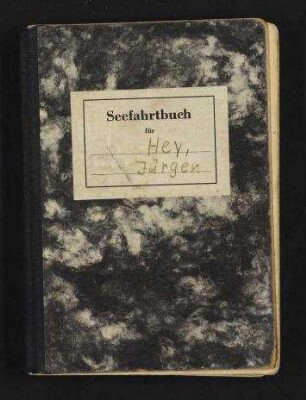Jürgen Hey - Bundesrepublik Deutschland Seefahrtsbuch Nr. 3780