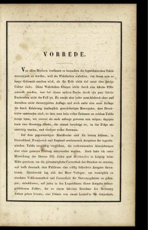 Vorrede und Einleitung.