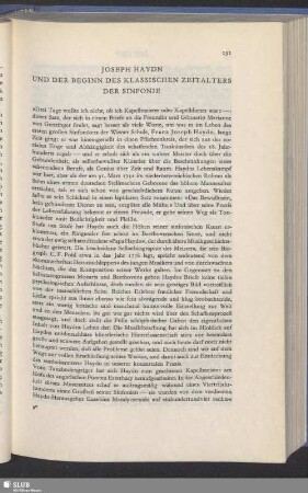 Joseph Haydn Und Der Beginn Des Klassischen Zeitalters Der Sinfonie