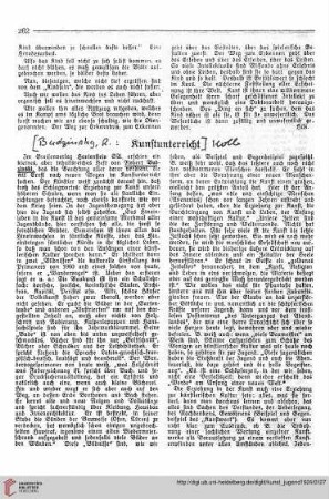 N.F. 4.1924 S. 262-263: Kunstunterricht