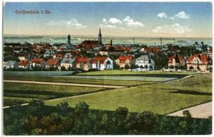 Großenhain. Blick auf Großenhain