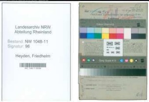 Entnazifizierung Friedhelm Heyden , geb. 27.05.1903 (Kaufmaennischer Angestellter)