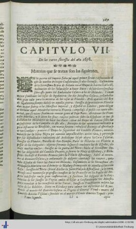 Capitulo VII. De los raros sucessos del año 1678.
