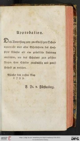 Approbation