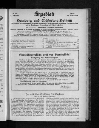 Zur natürlichen Ernährung des Säuglings