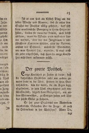 Der zweete Vortheil
