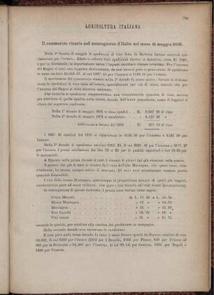 Agricoltura italiana.
