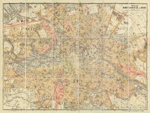 Kiesslings neuer kleiner Plan von Berlin : mit Verzeichnis der Strassen und Sehenswürdigkeiten und Situationsplan der Berliner Gewerbe-Ausstellung