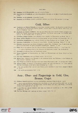 Gold, Silber (Nr. 1268-1284)