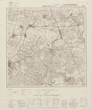 3333 Klötze (Ost), Topographische Karte 1:25000 (4cm - Karte)