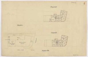 [Teilung einer Wohnung im Hausgrundstück Ortsl.Nr.107B] (m. Lageplan)