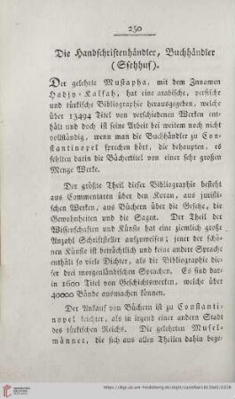 Die Handschriftenhändler, Buchhändler (Stehhuf)