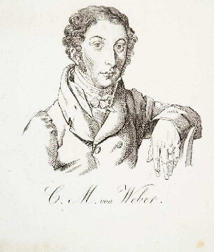 Bildnis von Carl Maria von Weber (1786-1826)