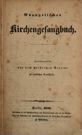 Evangelisches Kirchengesangbuch