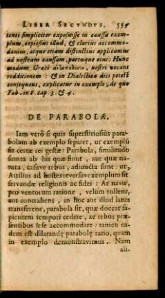 De Parabola.