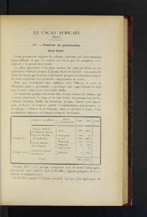 Le Cacao Africain.