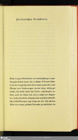 Persönliches Verhältnis