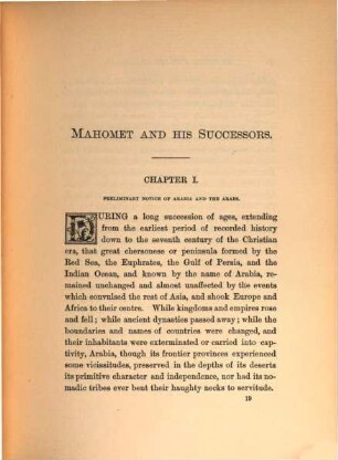 Irving's works : complete in 27 volumes, 14. Mahomet and his successors. 1