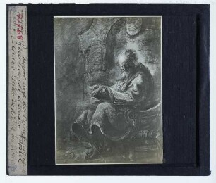 Bol, Lesender Apostel (Zeichnung) (Weimar SK KK 5496)