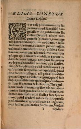 Theognidis Megarensis Sententiae elegiacae