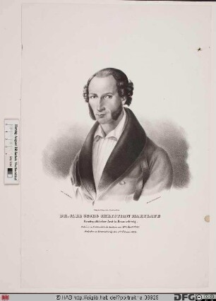 Bildnis Carl Georg Christian Hartlaub