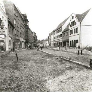 Spremberg, Lange Straße. Blick vom Markt