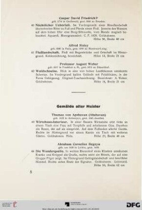 Gemälde alter Meister (Nr. 43-99)