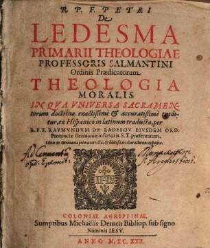 Theologia moralis
