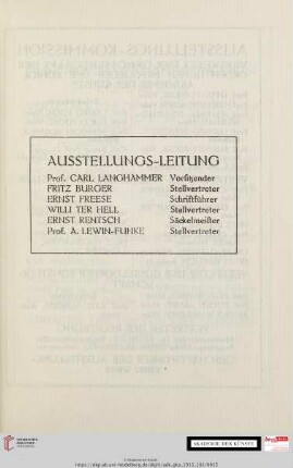 Ausstellungs-Leitung