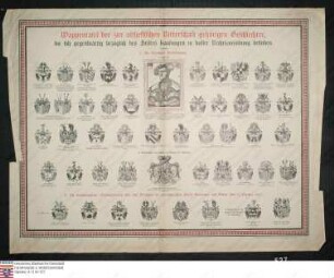 Wappentafel der zur althessischen Ritterschaft gehörenden Geschlechter