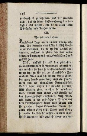 XII. Thorheit und Unsinn.