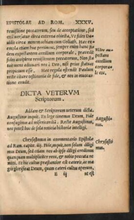 Dicta Veterum Scriptorum.