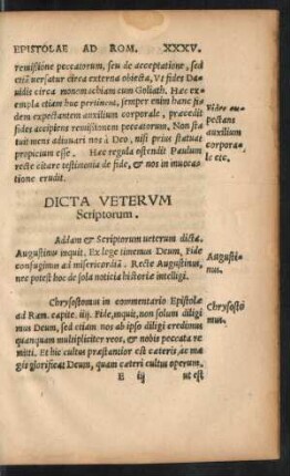 Dicta Veterum Scriptorum.
