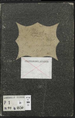 Kirchenbuchduplikat der evangelischen Gemeinde Bünde, Kreis Herford (GHT 1836) (Gemeinde: Evangelische Gemeinde Bünde)
