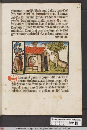 Von der Frau und dem Wolf.