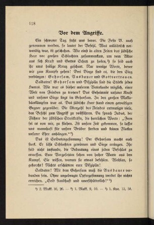 118-120, Vor dem Angriffe