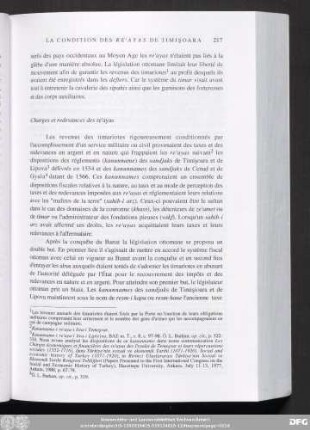 Charges et redevances des re'ayas