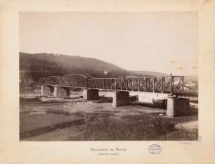 Nebenbahn Hameln-Lage. Weserbrücke, Hameln: Gesamtansicht