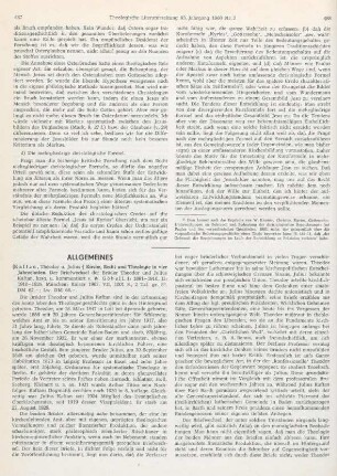 487-491 [Rezension] Kaftan, Theodor und Julius, Kirche, Recht und Theologie in vier Jahrzehnten