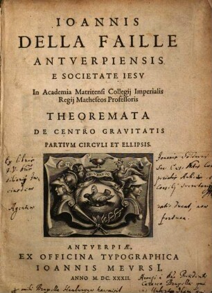 Theoremata de centro gravitatis partium circuli