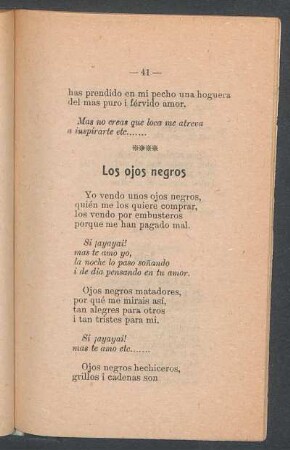 Los ojos negros