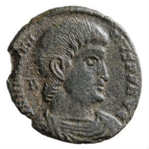 Münze, Aes 2, 352 n. Chr.