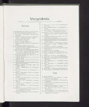 Verzeichnis.