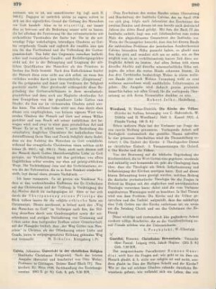 279-280 [Rezension] Calvin, Jean, Unterricht in der christlichen Religion