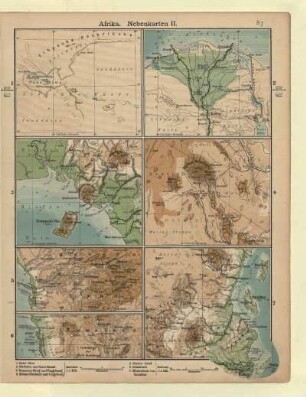 Afrika. Nebenkarten II.