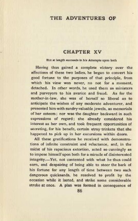 Chapter XV. But a lenght succeeds in his attempts upon both